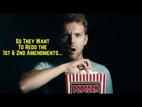 So They Want To Redo the 1st and 2nd Amendments...