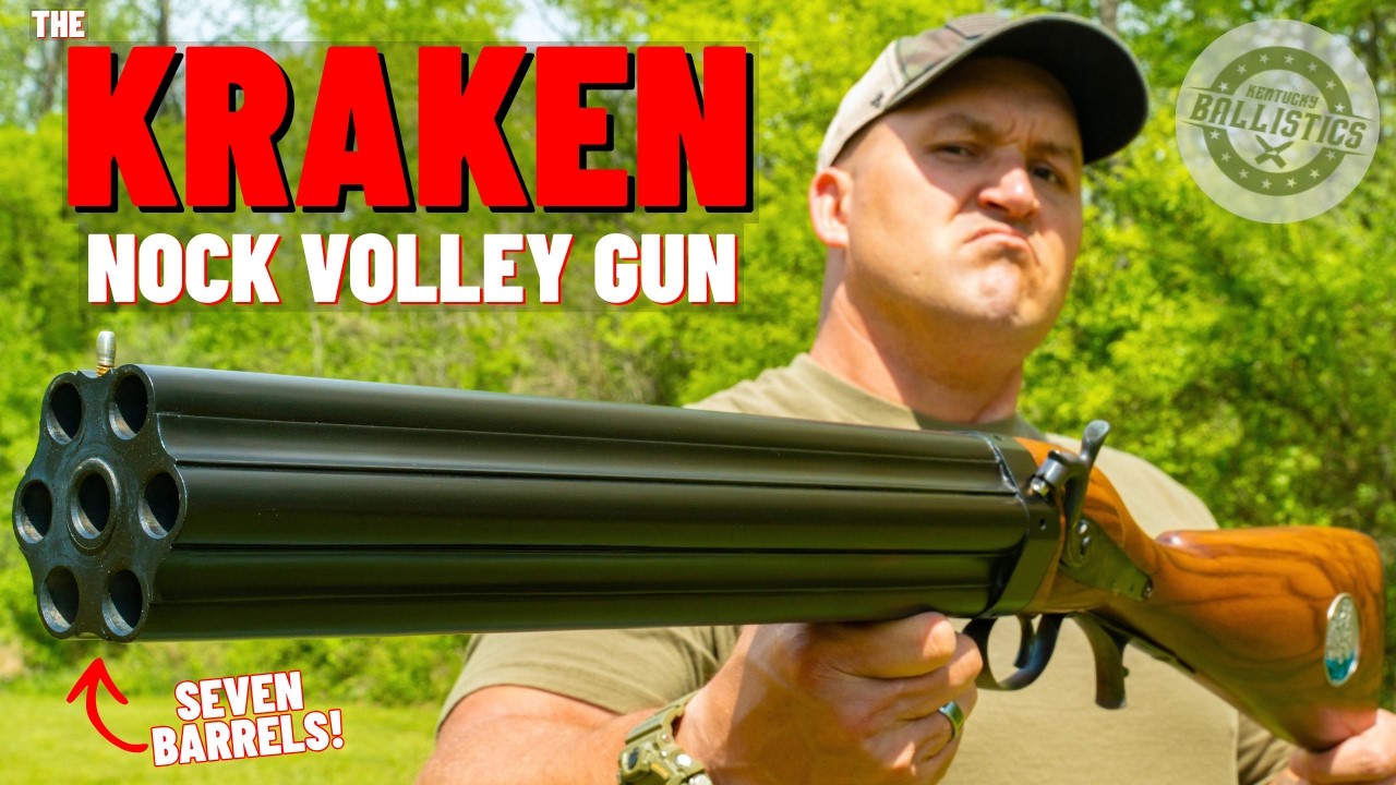 The KRAKEN Nock Volley Gun (The Seven Barrel Behemoth !!!)