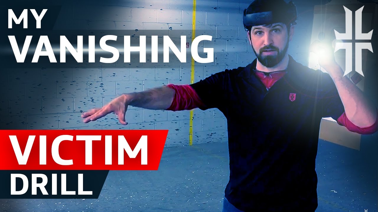 My 'Vanishing Victim' Drill using a Flashlight and Gun
