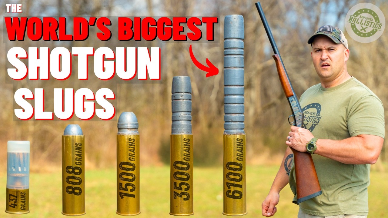 The World’s BIGGEST Shotgun Slugs (How BIG Is Too BIG ？？？)