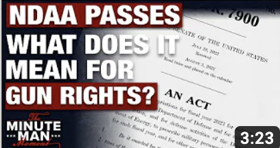 New Gun Control for Military?