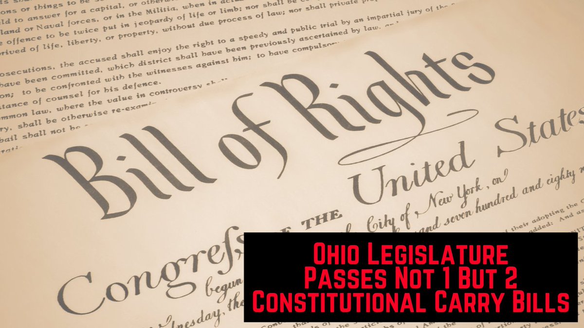 Ohio Passes Not 1 But 2 Constitutional Carry Bills - Guns & Gadgets ...