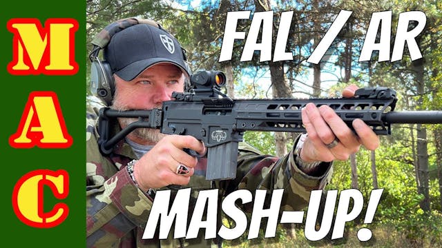 AR15 - FAL Hybrid rifle! Crazy mash-u...
