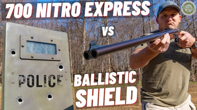 700 NITRO vs BALLISTIC SHIELD 🛡 (Worl...