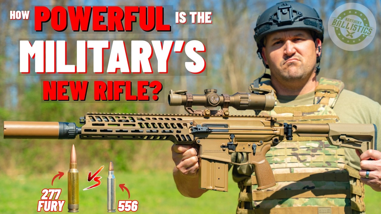 How POWERFUL Is The Military’s NEW Rifle ？？？