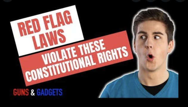 Red Flag Laws VIOLATE These CONSTITUT...