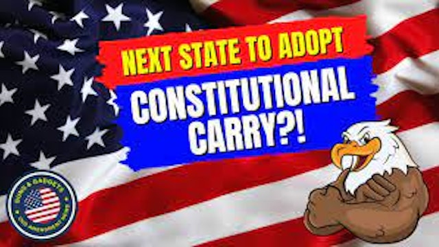 The Next State To Adopt Constitutional Carry?!