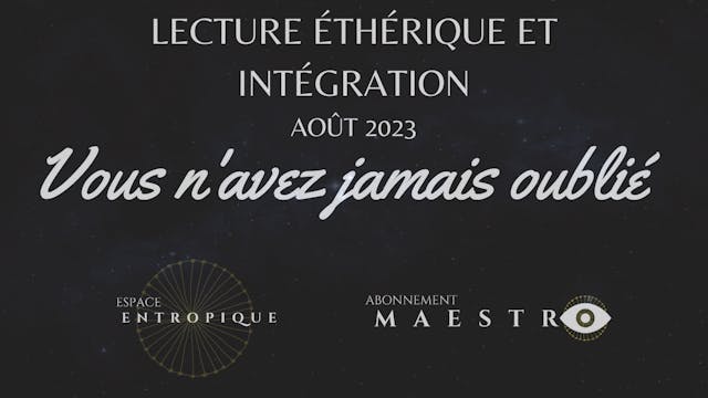 ''Vous navez jamais oublié'' // Lectu...