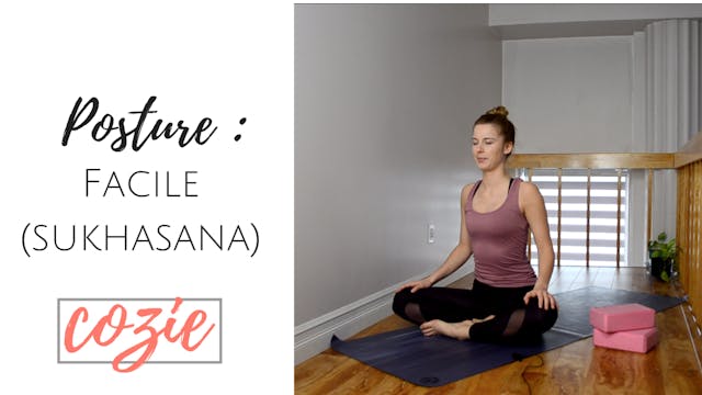 Posture facile (Sukasana)