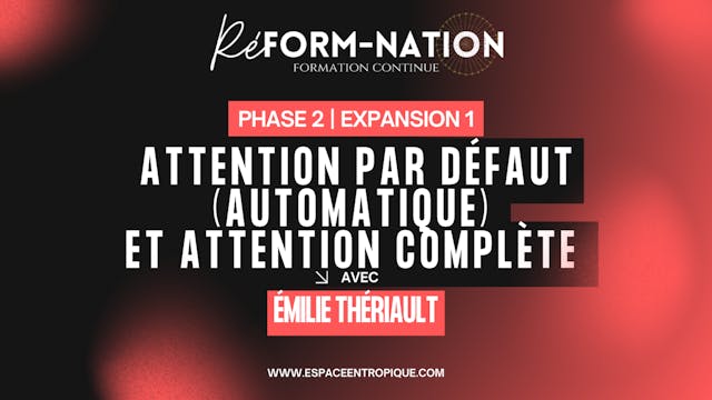 Attention par défaut (automatique) et...