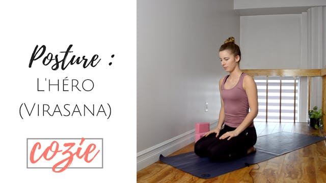 Posture de l'héro (Virasana)