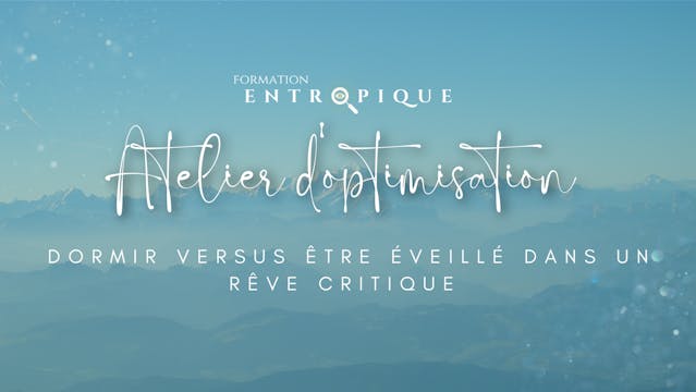 Dormir versus être éveillé dans un rê...