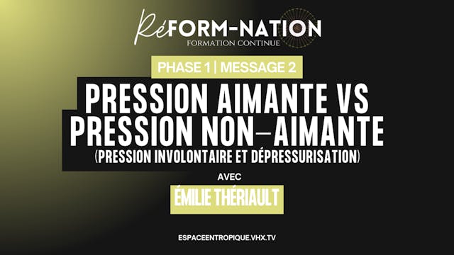 Pression aimante VS pression non-aima...