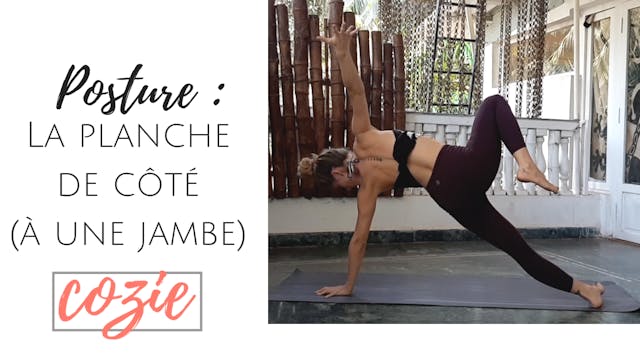 Posture - Planche de côté à une jambe