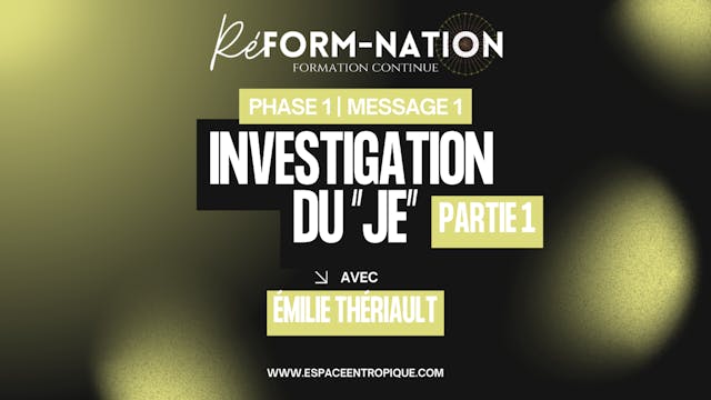 Investigation du JE - PARTIE 1 | Phas...
