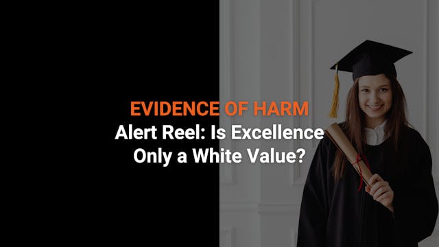 Alert Reel: Is Excellence a White Value?