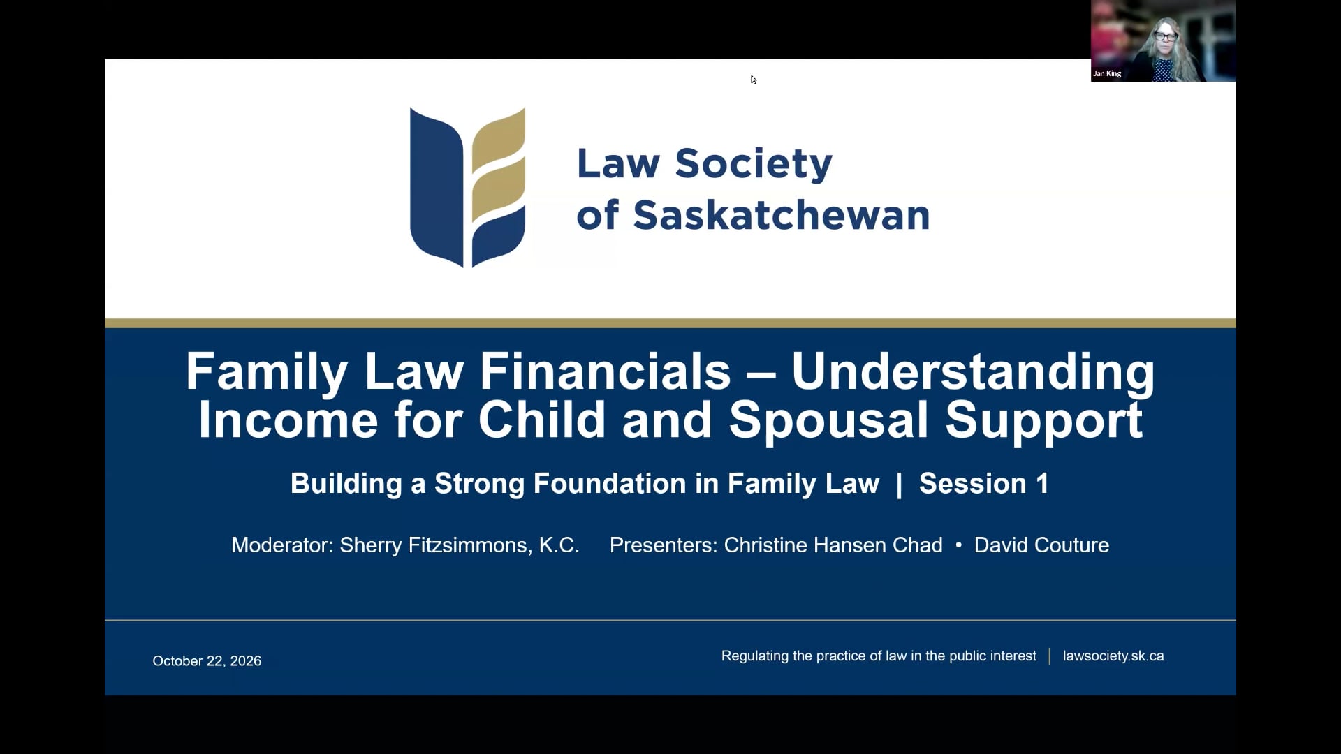 CPD 466.1 - Building a Strong Foundation Series - Family law Financials