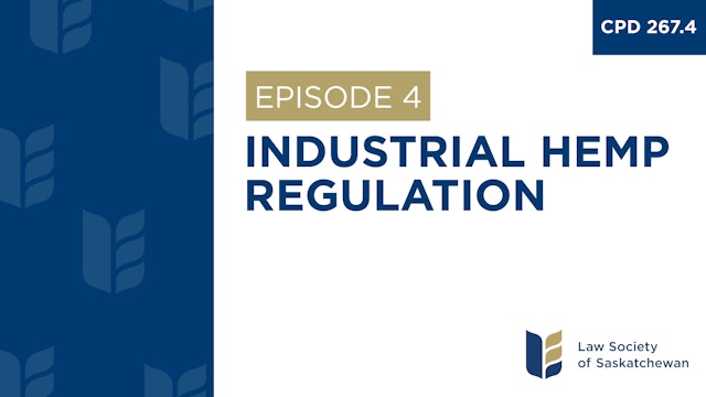 [E4] Industrial Hemp Regulation (267.4)