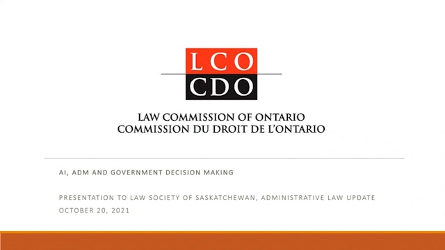 CPD 309.5 - AI, ADM in Government Decision-Making (Session 5)