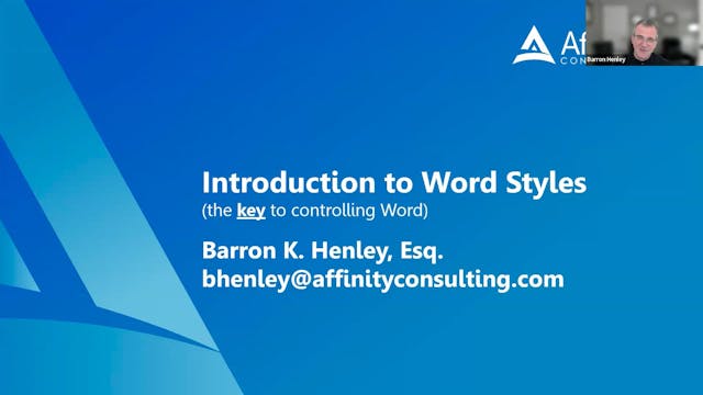 CPD 407 - Mastering Microsoft Word, P...