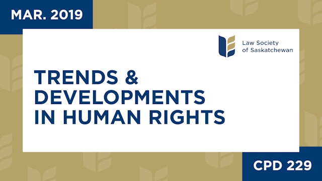 CPD 229 - Trends and Developments in Human Rights