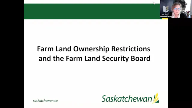 CPD 434 - Farm Land Ownership Restric...