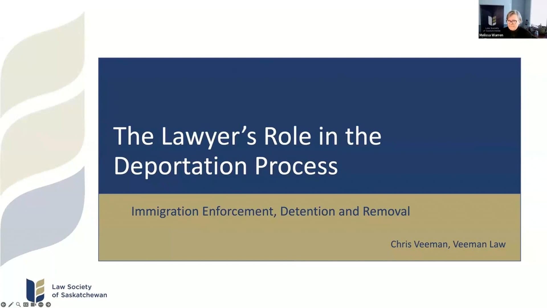 CPD 410 - The Lawyer’s Role in the Deportation Process