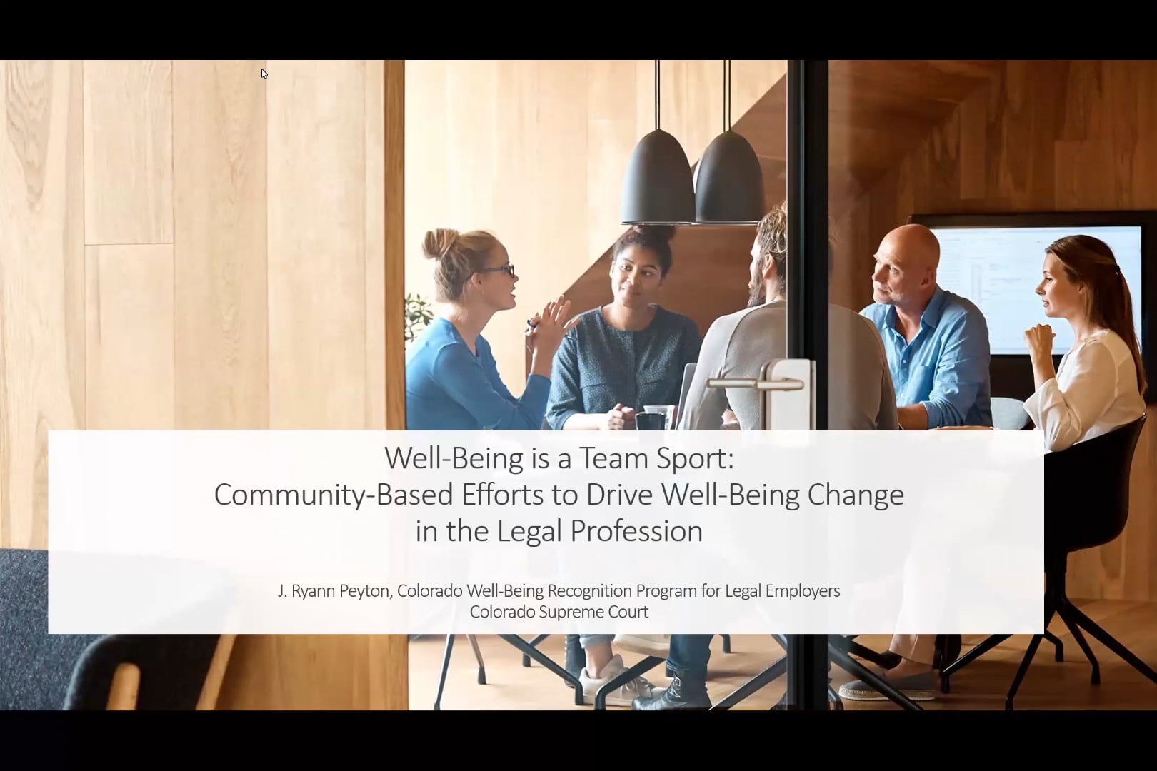 CPD 421.4 - Well-Being is a Team Sport