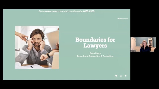 CPD 348 - Boundaries for Lawyers Pt 1