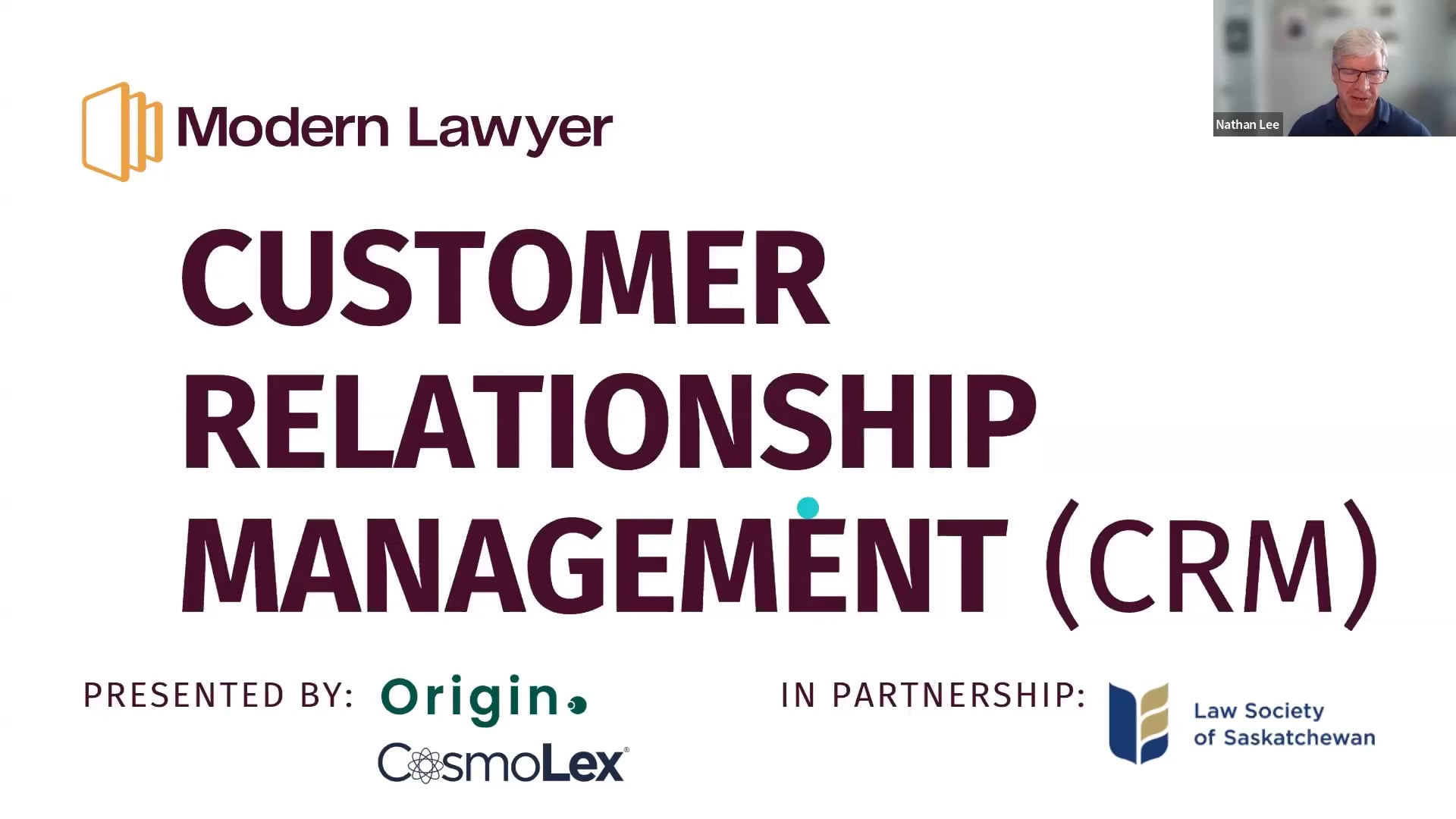 CPD 423 – Client Relationship Management: The Art of Engaging Clients
