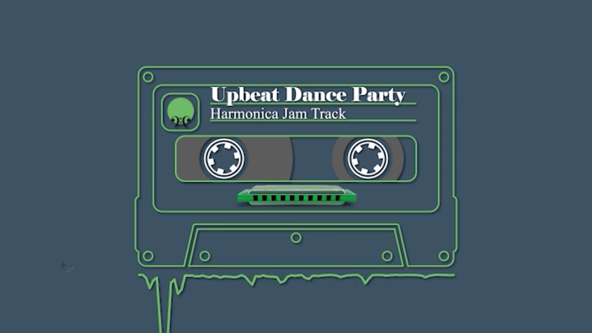 Harmonica Jam Track - Upbeat Dance Party