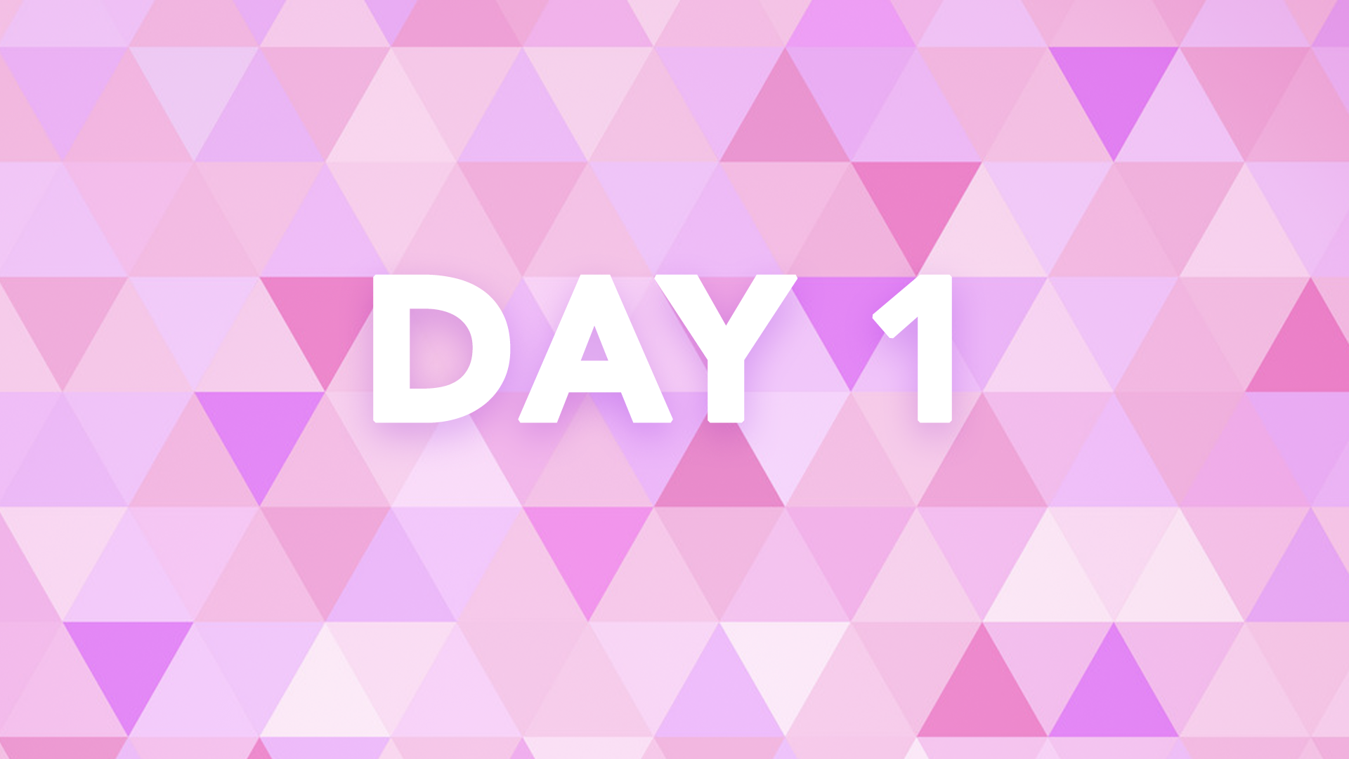 First Seven Days of Crazy:Day One