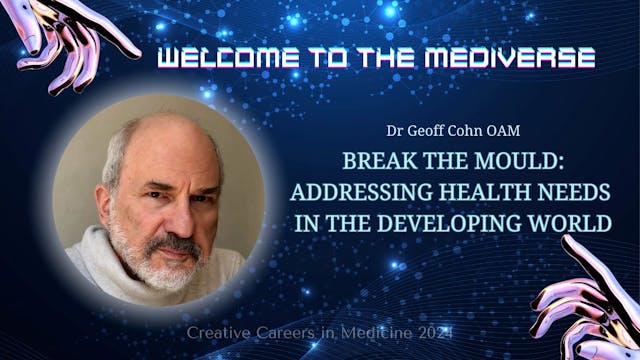 Keynote: Break the mould - Dr Geoff Cohn OAM