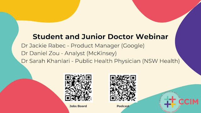 Student and Junior Doctor Webinar