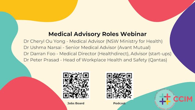 CCIM Medical Advisory Roles Webinar