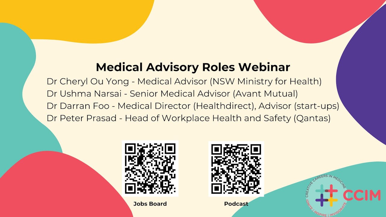 CCIM Medical Advisory Roles Webinar