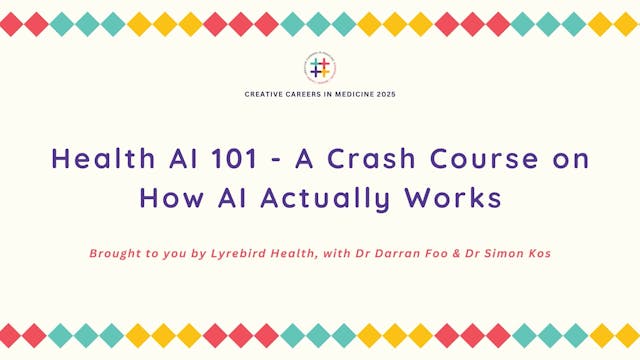 Health AI 101 with Dr Darran Foo & Dr...