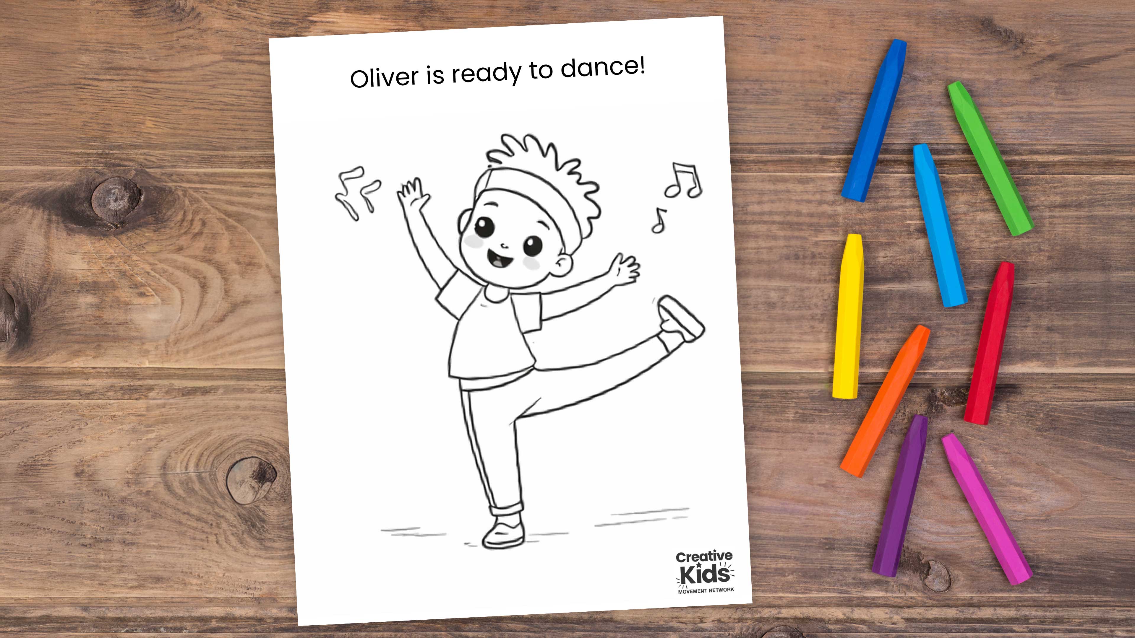 Oliver is ready to dance