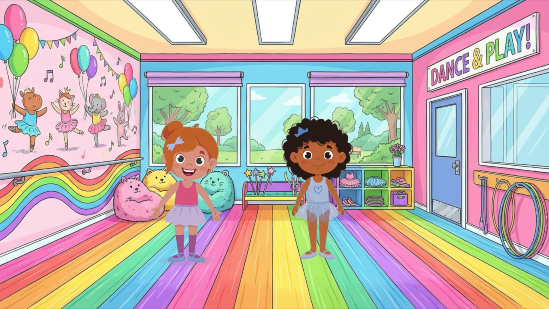 Ballet with Ellie and Olivia