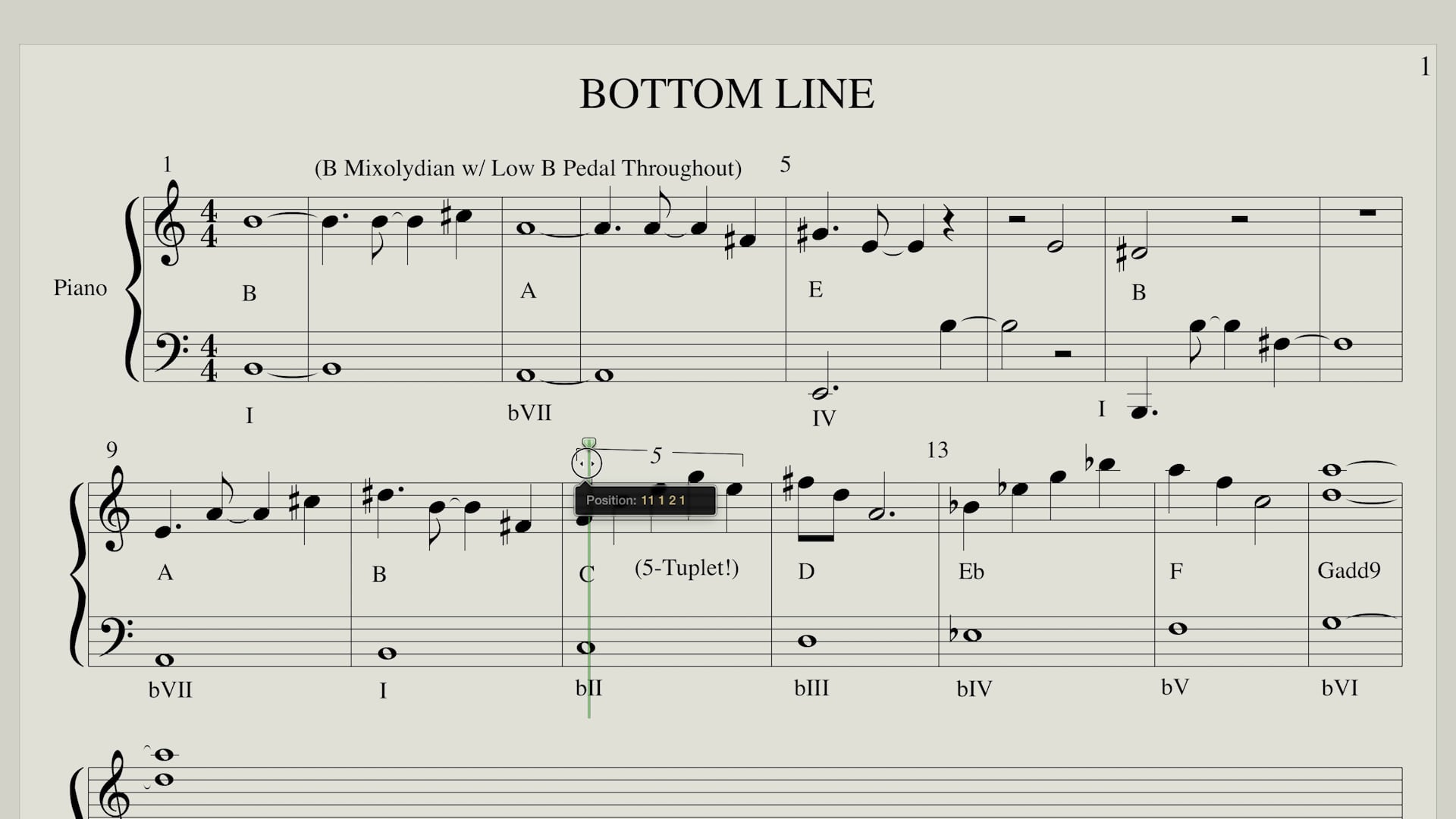 Analysis: Steve Vai / BottomLine