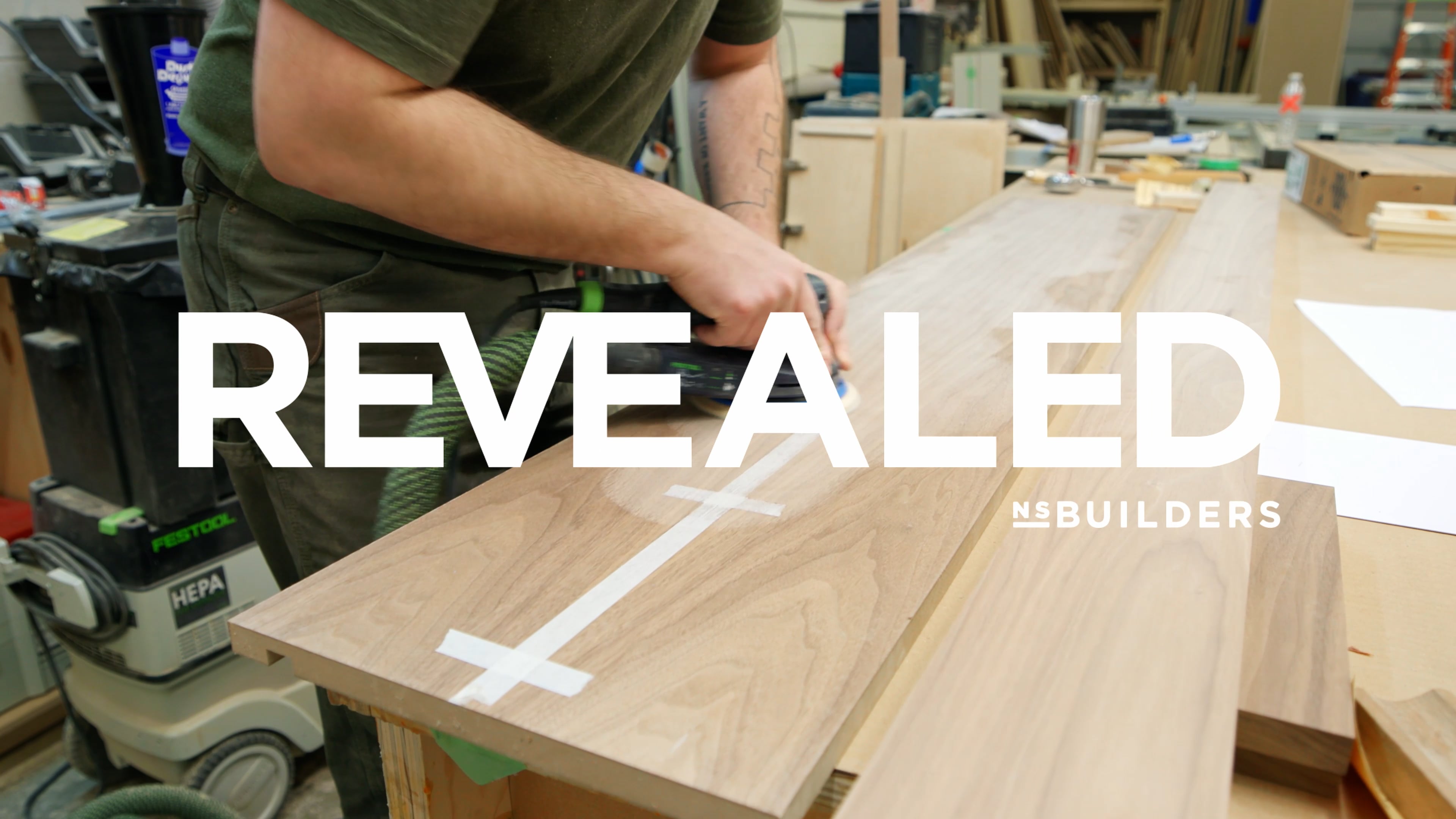 S3E4 Sanding the veneer tape right off