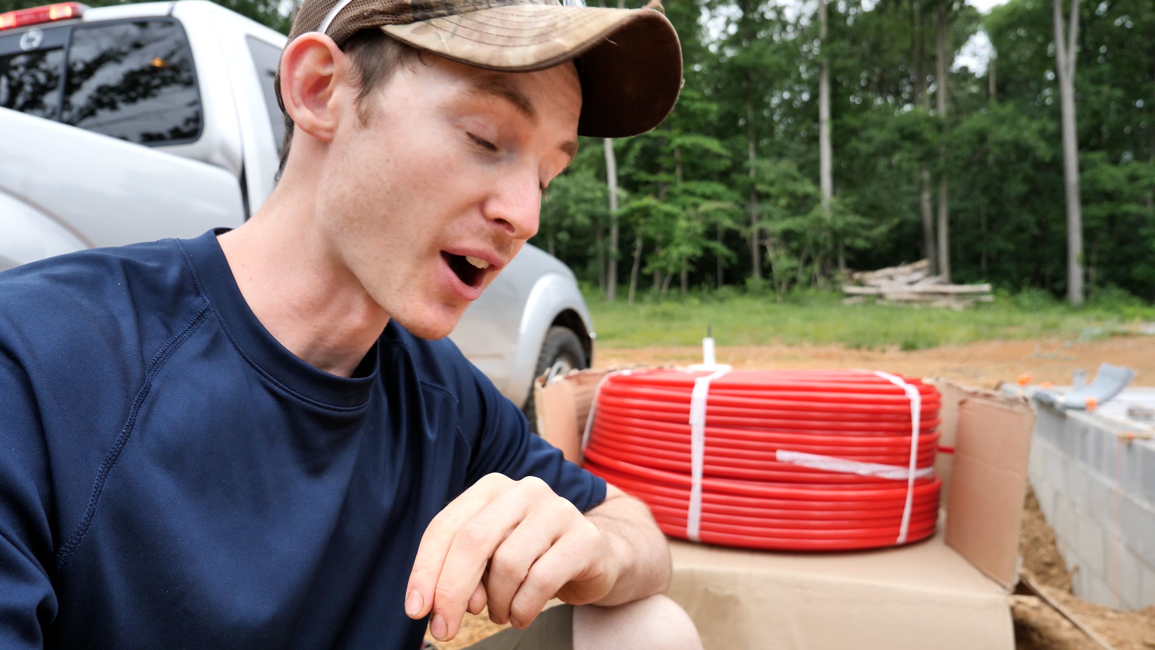 S2E10 Radiant Heat Tubing in Slab (installing on rebar)