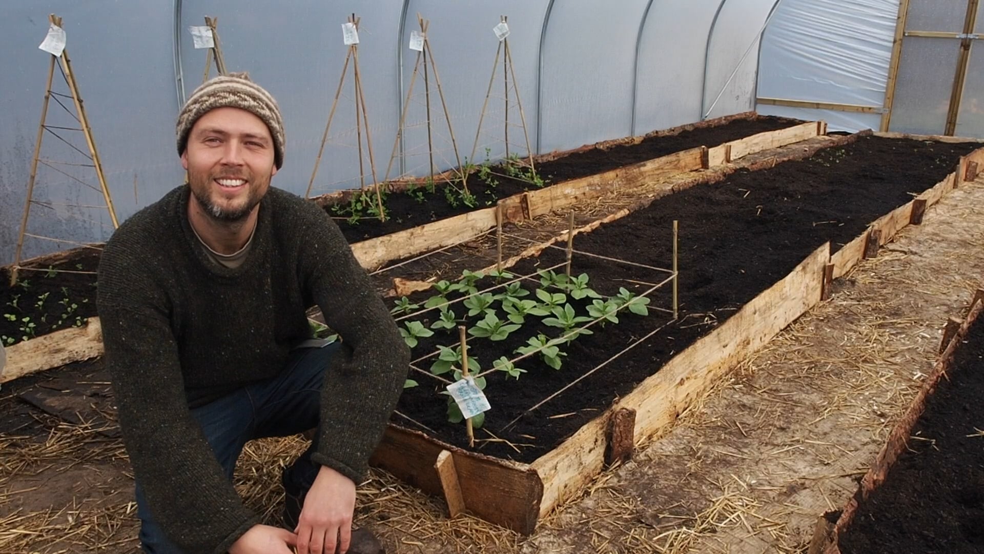 S1E9 Building Polytunnel Our First Tunnels 40Ft Completed Ready