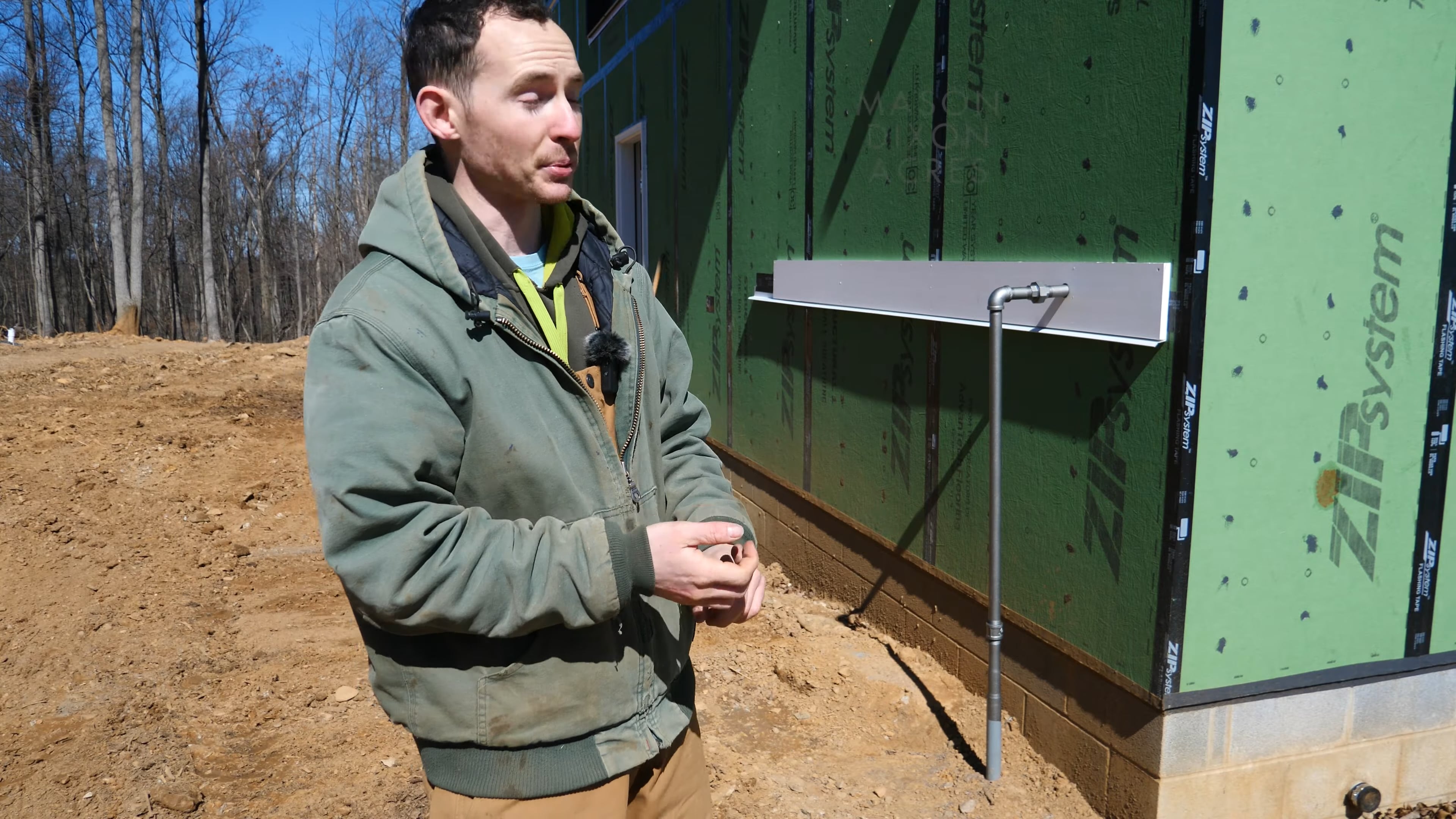 S3E12 Pouring a Small Concrete Slab for HVAC Equipment