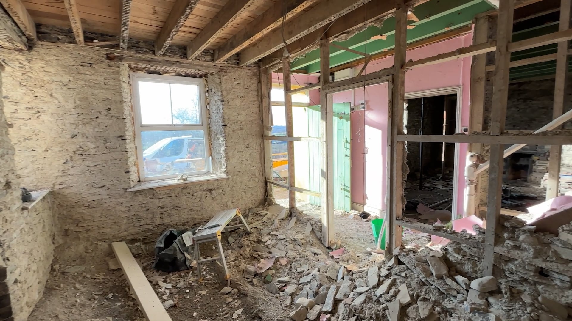 S1E15 Crumbling Joists Force a Major Rethink Seven Months In