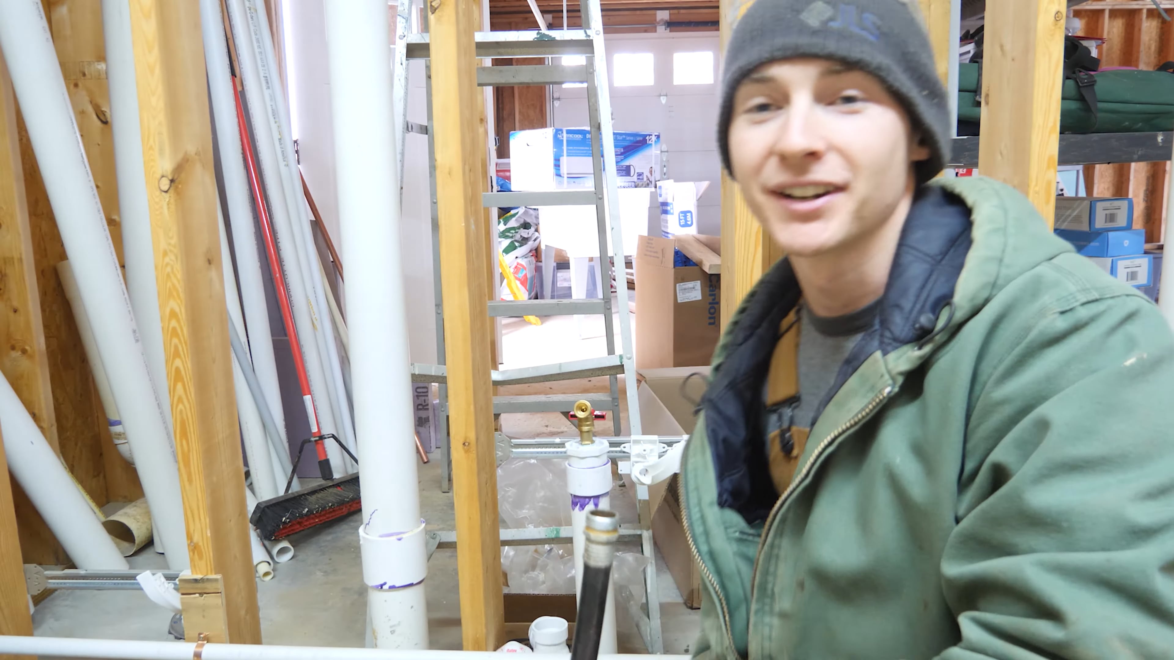 S3E16 Pressure Testing Our Drain-Waste-Vent Pipes