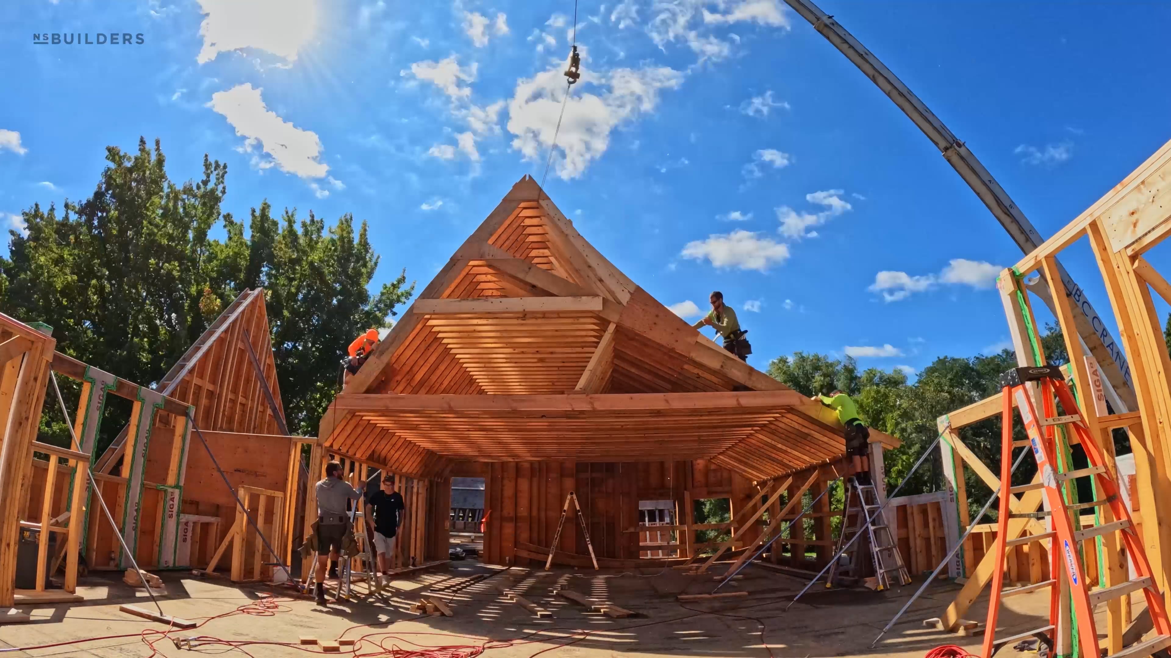 S1E17 Building a Swooping Roof