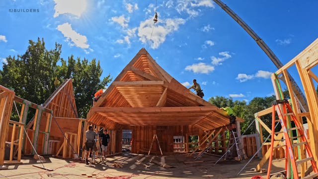 S1E17 Building a Swooping Roof