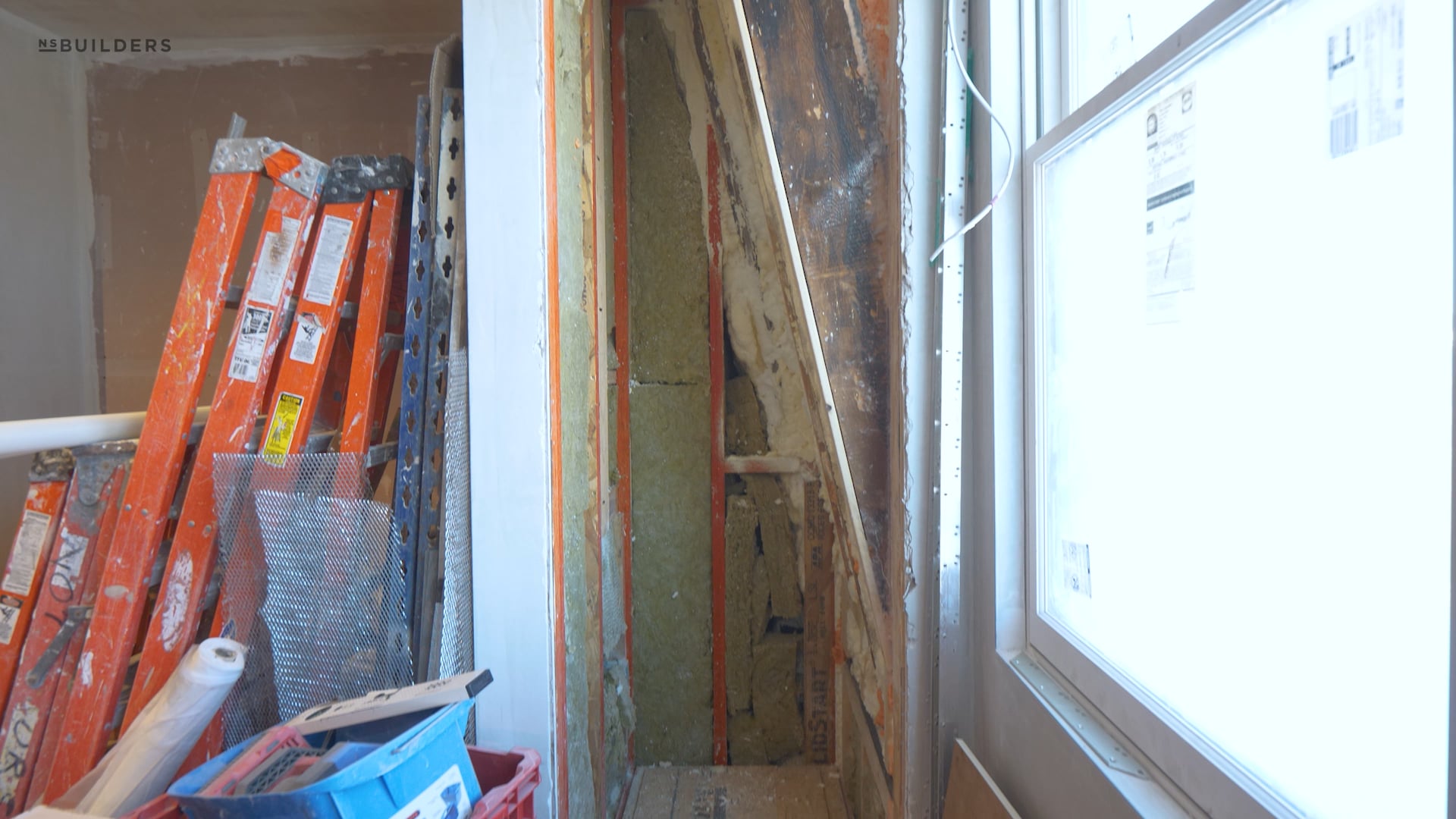 S2E10 Built in Cabinets around Mansard Framing