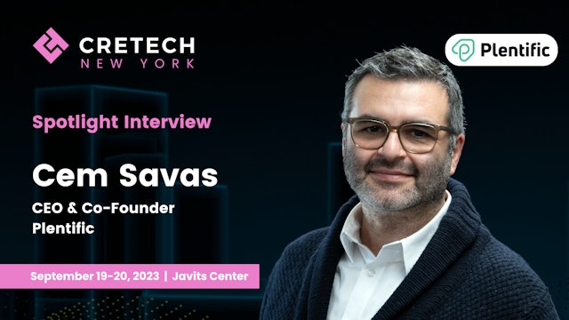 CREtech New York 2023 - Speaker Spotlight Interview with Cem Savas